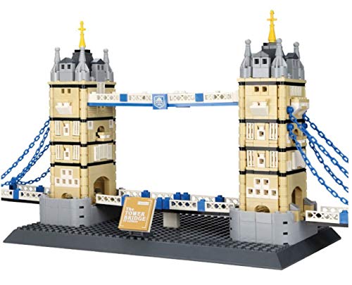 Wange London Tower Bridge Architektur-Modell, zur Montage mit Bausteinen von WANGE
