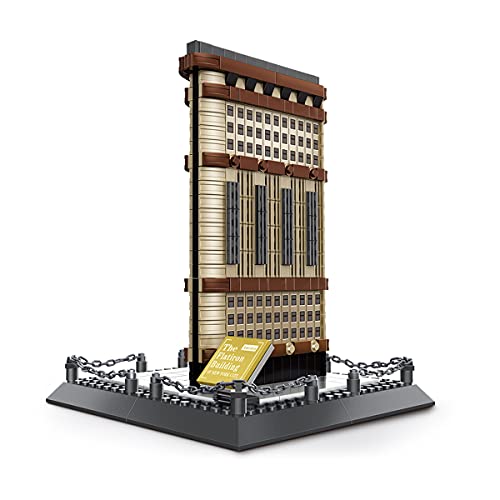 Wange Flatiron Building New York Architektur-Modell, zur Montage mit Bausteinen von WANGE