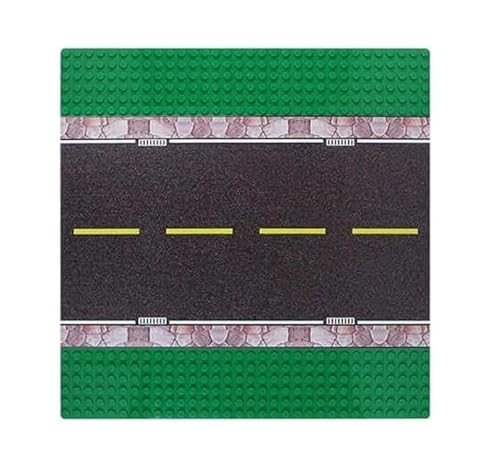 Wange Grundplatte Straße mit Grünstreifen ca 25,5cm x 25,5cm Klemmbausteine von WANGE