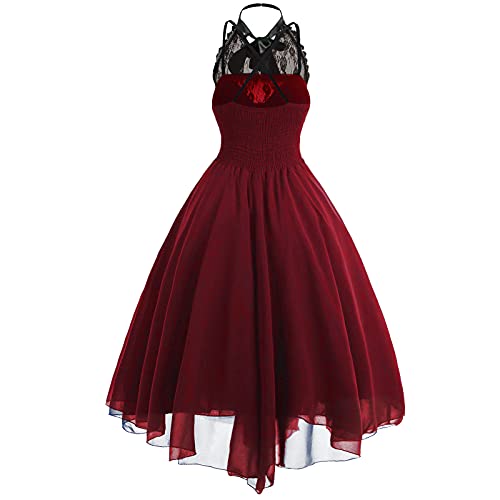 WANGTIANXUE Gothic Kleid Damen Mittelalter Spitze Korset Partykleid Retro Steampunk Halloween Karneval Kostüm Elegant Cocktailkleid Barock Prinzessin Ballkleid Gutschein Angebote Sale Geschenke WANGTIANXUE Gothic Kleid Damen Mittelalter Spitze Korset Partykleid Retro Steampunk Halloween Karneval Kostüm Elegant Cocktailkleid Barock Prinzessin Ballkleid Gutschein Angebote Sale Geschenke von WANGTIANXUE