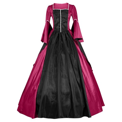 WANGTIANXUE Mittelalter Kleid Damen Renaissance Retro Partykleid Kleidung Mittelalter Kostüme Damen Gothic Kleider Vintage Maxikleid Für Halloween Fasching Karneval Kostüm 05 WANGTIANXUE Mittelalter Kleid Damen Renaissance Retro Partykleid Kleidung Mittelalter Kostüme Damen Gothic Kleider Vintage Maxikleid Für Halloween Fasching Karneval Kostüm 05 von WANGTIANXUE