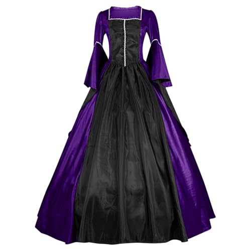WANGTIANXUE Mittelalter Kleid Damen Renaissance Retro Partykleid Kleidung Mittelalter Kostüme Damen Gothic Kleider Vintage Maxikleid Für Halloween Fasching Karneval Kostüm 05 WANGTIANXUE Mittelalter Kleid Damen Renaissance Retro Partykleid Kleidung Mittelalter Kostüme Damen Gothic Kleider Vintage Maxikleid Für Halloween Fasching Karneval Kostüm 05 von WANGTIANXUE