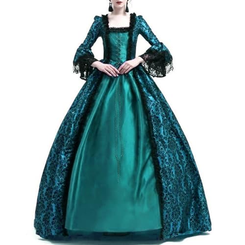 WANGTIANXUE Mittelalter Kleid Damen Renaissance Retro Partykleid Kleidung Mittelalter Kostüme Damen Gothic Kleider Vintage Maxikleid Für Halloween Fasching Karneval Kostüm 10 WANGTIANXUE Mittelalter Kleid Damen Renaissance Retro Partykleid Kleidung Mittelalter Kostüme Damen Gothic Kleider Vintage Maxikleid Für Halloween Fasching Karneval Kostüm 10 von WANGTIANXUE
