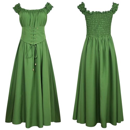 WANGTIANXUE Mittelalter Kleid Damen Renaissance Retro Partykleid Kleidung Mittelalter Kostüme Damen Gothic Kleider Vintage Maxikleid Für Halloween Fasching Karneval Kostüm 15 WANGTIANXUE Mittelalter Kleid Damen Renaissance Retro Partykleid Kleidung Mittelalter Kostüme Damen Gothic Kleider Vintage Maxikleid Für Halloween Fasching Karneval Kostüm 15 von WANGTIANXUE