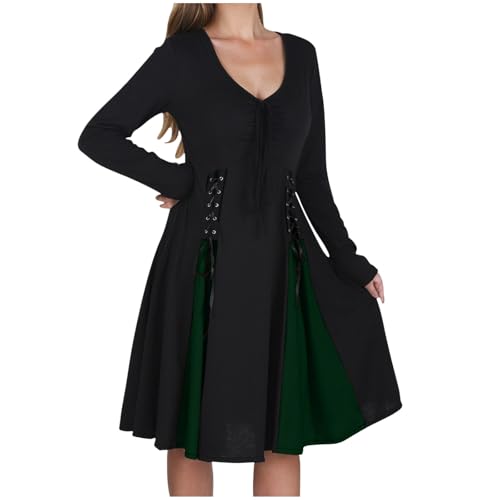 WANGTIANXUE Mittelalter Kleid Damen Renaissance Retro Partykleid Kleidung Mittelalter Kostüme Damen Gothic Kleider Vintage Maxikleid Für Halloween Fasching Karneval Kostüm 18 WANGTIANXUE Mittelalter Kleid Damen Renaissance Retro Partykleid Kleidung Mittelalter Kostüme Damen Gothic Kleider Vintage Maxikleid Für Halloween Fasching Karneval Kostüm 18 von WANGTIANXUE