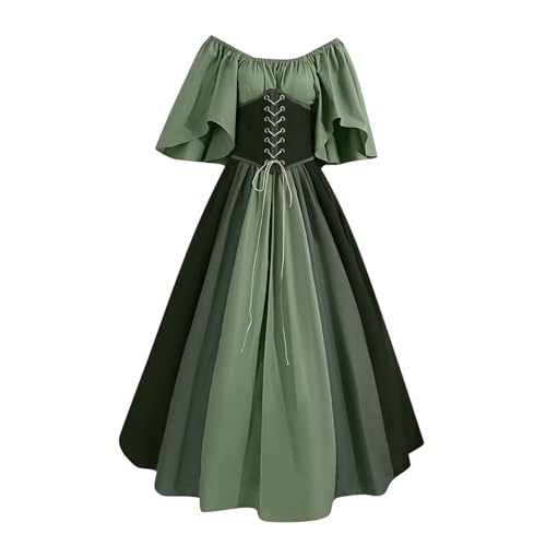 WANGTIANXUE Mittelalter Kleid Damen Renaissance Retro Partykleid Kleidung Mittelalter Kostüme Damen Gothic Kleider Vintage Maxikleid Für Halloween Fasching Karneval Kostüm 25 WANGTIANXUE Mittelalter Kleid Damen Renaissance Retro Partykleid Kleidung Mittelalter Kostüme Damen Gothic Kleider Vintage Maxikleid Für Halloween Fasching Karneval Kostüm 25 von WANGTIANXUE