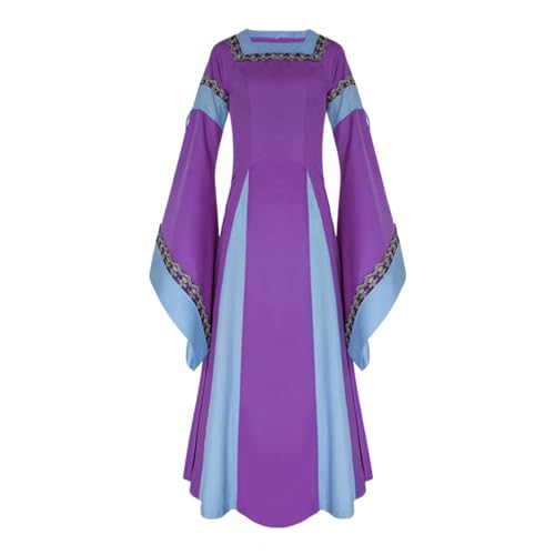 WANGTIANXUE Mittelalter Kleid Damen Renaissance Retro Partykleid Kleidung Mittelalter Kostüme Damen Gothic Kleider Vintage Maxikleid Für Halloween Fasching Karneval Kostüm 28 WANGTIANXUE Mittelalter Kleid Damen Renaissance Retro Partykleid Kleidung Mittelalter Kostüme Damen Gothic Kleider Vintage Maxikleid Für Halloween Fasching Karneval Kostüm 28 von WANGTIANXUE