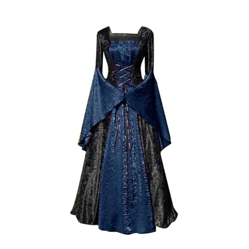 WANGTIANXUE Mittelalter Kleid Damen Renaissance Retro Partykleid Kleidung Mittelalter Kostüme Damen Gothic Kleider Vintage Maxikleid Für Halloween Fasching Karneval Kostüm 29 WANGTIANXUE Mittelalter Kleid Damen Renaissance Retro Partykleid Kleidung Mittelalter Kostüme Damen Gothic Kleider Vintage Maxikleid Für Halloween Fasching Karneval Kostüm 29 von WANGTIANXUE