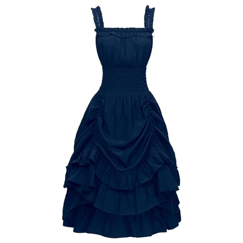 WANGTIANXUE Mittelalter Kleid Damen Renaissance Retro Partykleid Kleidung Mittelalter Kostüme Damen Gothic Kleider Vintage Maxikleid Für Halloween Fasching Karneval Kostüm 35 WANGTIANXUE Mittelalter Kleid Damen Renaissance Retro Partykleid Kleidung Mittelalter Kostüme Damen Gothic Kleider Vintage Maxikleid Für Halloween Fasching Karneval Kostüm 35 von WANGTIANXUE