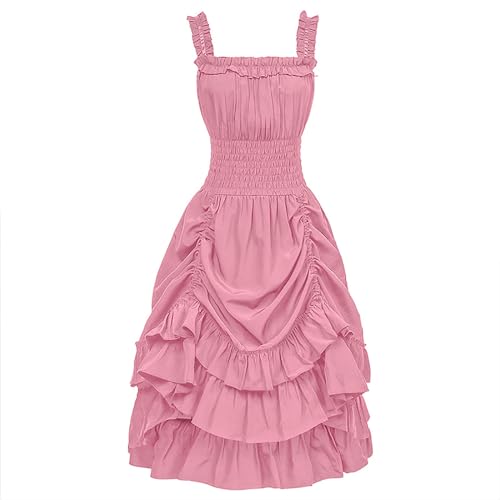 WANGTIANXUE Mittelalter Kleid Damen Renaissance Retro Partykleid Kleidung Mittelalter Kostüme Damen Gothic Kleider Vintage Maxikleid Für Halloween Fasching Karneval Kostüm 35 WANGTIANXUE Mittelalter Kleid Damen Renaissance Retro Partykleid Kleidung Mittelalter Kostüme Damen Gothic Kleider Vintage Maxikleid Für Halloween Fasching Karneval Kostüm 35 von WANGTIANXUE