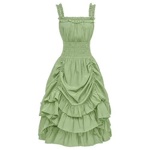 WANGTIANXUE Mittelalter Kleid Damen Renaissance Retro Partykleid Kleidung Mittelalter Kostüme Damen Gothic Kleider Vintage Maxikleid Für Halloween Fasching Karneval Kostüm 35 WANGTIANXUE Mittelalter Kleid Damen Renaissance Retro Partykleid Kleidung Mittelalter Kostüme Damen Gothic Kleider Vintage Maxikleid Für Halloween Fasching Karneval Kostüm 35 von WANGTIANXUE
