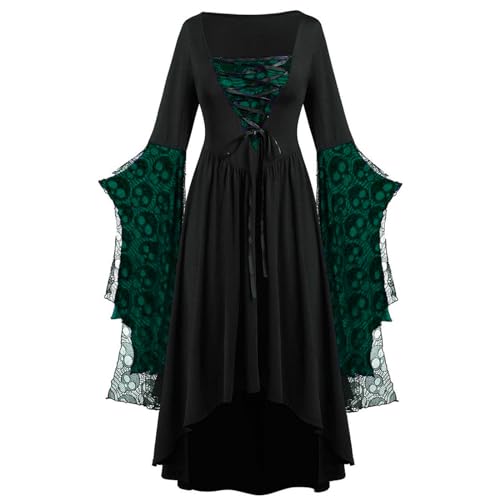 WANGTIANXUE Mittelalter Kleid Damen Renaissance Retro Partykleid Kleidung Mittelalter Kostüme Damen Gothic Kleider Vintage Maxikleid Für Halloween Fasching Karneval Kostüm 37 WANGTIANXUE Mittelalter Kleid Damen Renaissance Retro Partykleid Kleidung Mittelalter Kostüme Damen Gothic Kleider Vintage Maxikleid Für Halloween Fasching Karneval Kostüm 37 von WANGTIANXUE