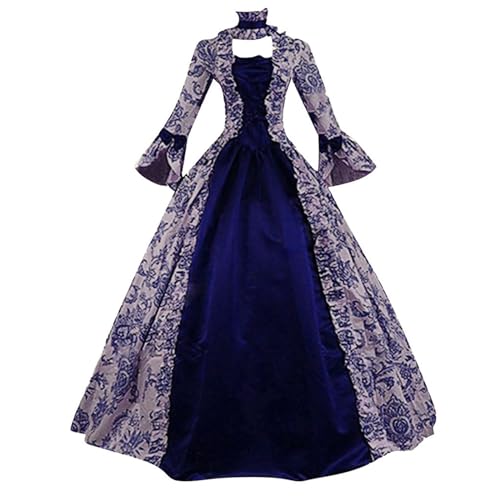 WANGTIANXUE Mittelalter Kleid Damen Renaissance Retro Partykleid Kleidung Mittelalter Kostüme Damen Gothic Kleider Vintage Maxikleid Für Halloween Fasching Karneval Kostüm 38 WANGTIANXUE Mittelalter Kleid Damen Renaissance Retro Partykleid Kleidung Mittelalter Kostüme Damen Gothic Kleider Vintage Maxikleid Für Halloween Fasching Karneval Kostüm 38 von WANGTIANXUE