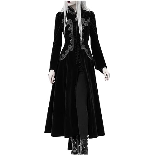 WANGTIANXUE Mittelalter Kleid Damen Renaissance Retro Partykleid Kleidung Mittelalter Kostüme Damen Gothic Kleider Vintage Maxikleid Für Halloween Fasching Karneval Kostüm 39 WANGTIANXUE Mittelalter Kleid Damen Renaissance Retro Partykleid Kleidung Mittelalter Kostüme Damen Gothic Kleider Vintage Maxikleid Für Halloween Fasching Karneval Kostüm 39 von WANGTIANXUE