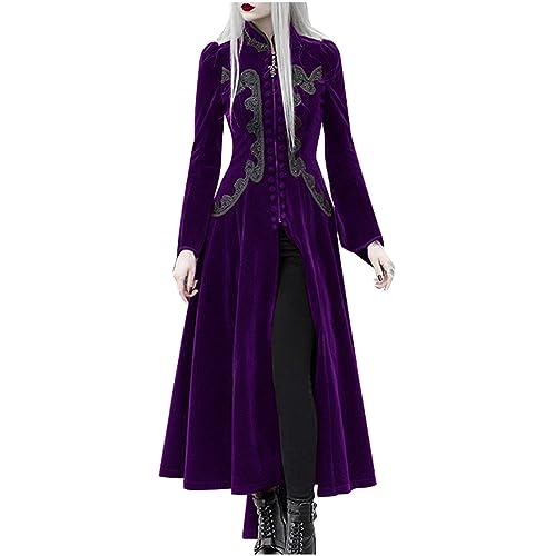 WANGTIANXUE Mittelalter Kleid Damen Renaissance Retro Partykleid Kleidung Mittelalter Kostüme Damen Gothic Kleider Vintage Maxikleid Für Halloween Fasching Karneval Kostüm 39 WANGTIANXUE Mittelalter Kleid Damen Renaissance Retro Partykleid Kleidung Mittelalter Kostüme Damen Gothic Kleider Vintage Maxikleid Für Halloween Fasching Karneval Kostüm 39 von WANGTIANXUE