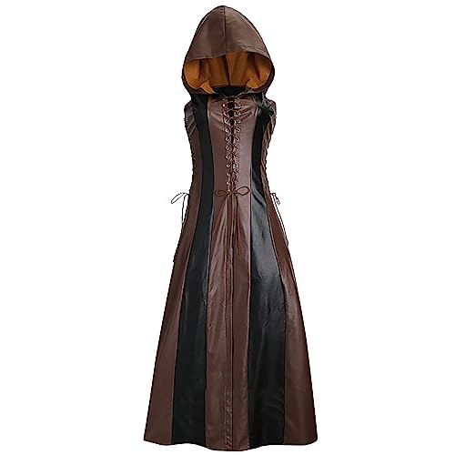 WANGTIANXUE Mittelalter Kleid Damen Renaissance Retro Partykleid Kleidung Mittelalter Kostüme Damen Gothic Kleider Vintage Maxikleid Für Halloween Fasching Karneval Kostüm 45 WANGTIANXUE Mittelalter Kleid Damen Renaissance Retro Partykleid Kleidung Mittelalter Kostüme Damen Gothic Kleider Vintage Maxikleid Für Halloween Fasching Karneval Kostüm 45 von WANGTIANXUE