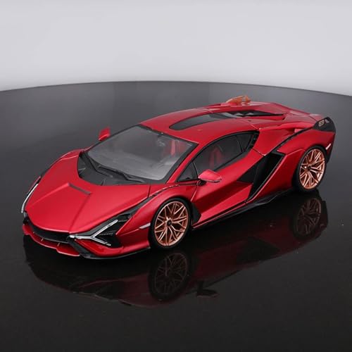 WANGXLGD 1/24 Maßstab Druckguss Sportwagen Modell, Simulation Legierung Auto Modell Dekoration Geburtstagsgeschenk Heimdekoration von WANGXLGD