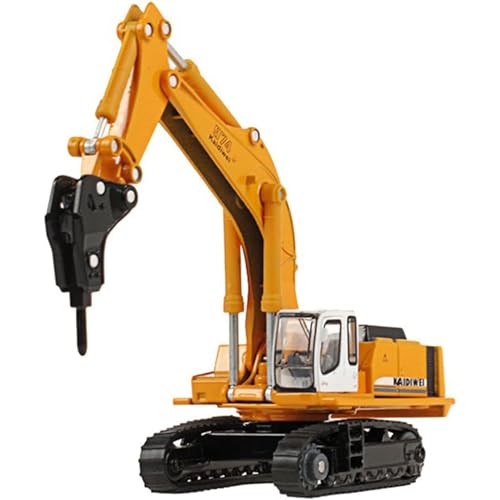 WANGXLGD Maßstab 1:87 Baufahrzeug Crusher Druckguss Grader Engineering Straßenhobel Fahrzeug Legierung Modelle für Dekoration für Haus von WANGXLGD