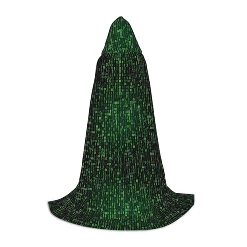 WANLON Hacker-Ära Kapuzenumhang - Perfekt für Rollenspiele Kostüm Cosplay - Ideal für Weihnachten, Halloween, Ostern, Karneval Party WANLON Hacker-Ära Kapuzenumhang - Perfekt für Rollenspiele Kostüm Cosplay - Ideal für Weihnachten, Halloween, Ostern, Karneval Party von WANLON