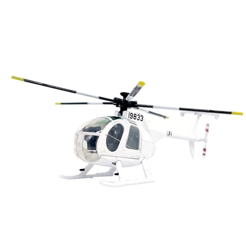 WANSUPYIN 1:100 Alloy US Army MH-6 Little Bird Hubschrauber Modell Flugzeugmodell für Sammlung von WANSUPYIN