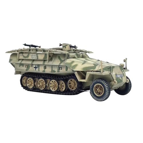 WANSUPYIN 1:72 PVC WWII German Sd. Kfz 251/7 D Halbkettenpanzermodell Panzer Modell Panzer Fahrzeug Modell zur Sammlung von WANSUPYIN