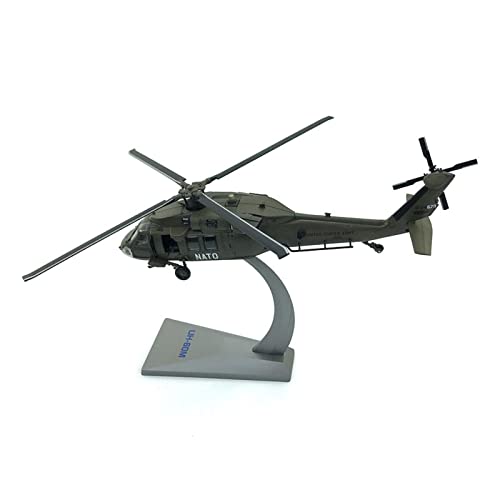 WANSUPYIN 2023 1:72 Legierung UH-60 Schwarz Hubschrauber Air Millitary Flugzeug Modell Flugzeug Modell Simulation Luftfahrt Wissenschaft Ausstellung Modell von WANSUPYIN