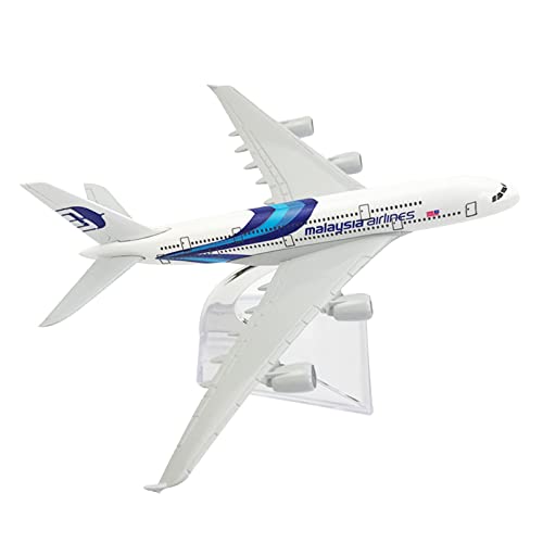 WANSUPYIN 2023 Legierung Malaysia Airlines A380 Airlines Modell Flugzeug Modell 1:400 Modell Simulation Wissenschaft Ausstellung Modell Display Modell von WANSUPYIN