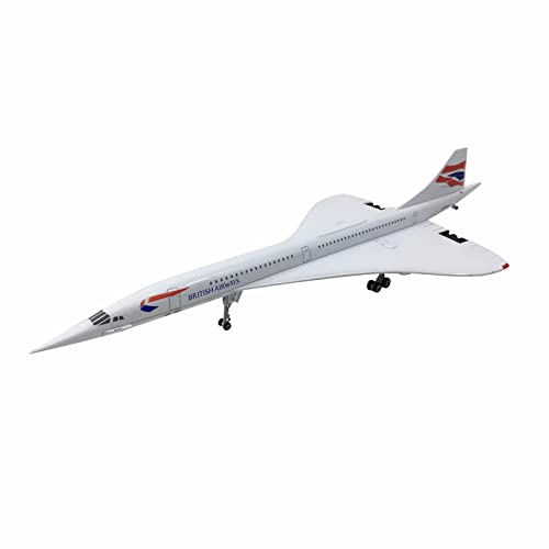 WANSUPYIN 2024 Maßstab 1/200 British F-BVFB Concorde Modell Flugzeug Modell Legierung Modell Diecast Flugzeug Modell für Sammlung von WANSUPYIN