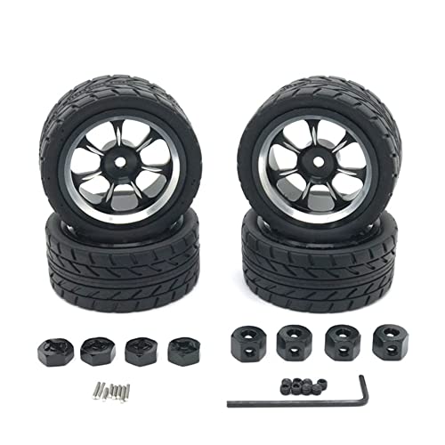 WANSUPYIN 4 Stück 1/14 RC Auto Felgen & Reifen Kit für Wltoys 144001 144002 144010 WANSUPYIN 4 Stück 1/14 RC Auto Felgen & Reifen Kit für Wltoys 144001 144002 144010 von WANSUPYIN