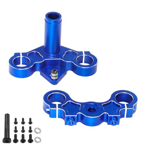 WANSUPYIN RC Motorrad Front Triple Clamp Set Upgrade Teile für Losi 1/4 Promoto-MX Motorrad RTR von WANSUPYIN