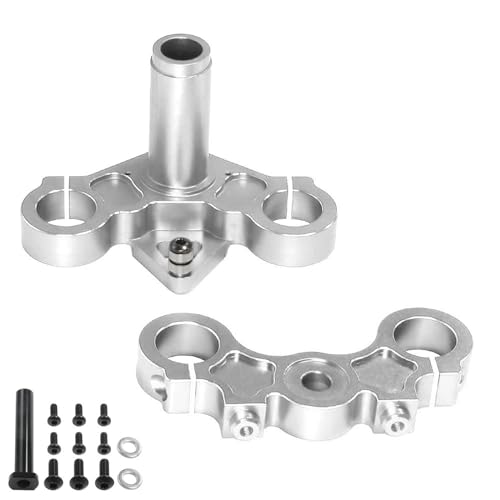 WANSUPYIN RC Motorrad Front Triple Clamp Set Upgrade Teile für Losi 1/4 Promoto-MX Motorrad RTR von WANSUPYIN