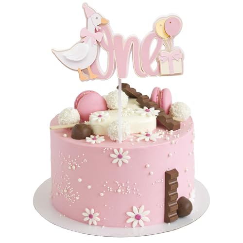 Tortendeko Geburtstag,tortendeko 1.Geburtstag,Kuchendeko 1.Junge Cake Topper One Birthday,Kerze 1. Mädchen,Oh Baby Cake Topper, 1 Jahr Deko,Holz Tortendeko 1.Jahrestagsfeier von WANTUSHUI