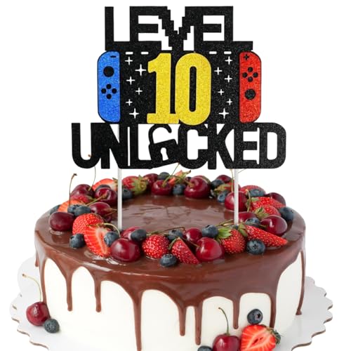 Tortendeko Geburtstag Videospiel (10 Jahre alt) von WANTUSHUI