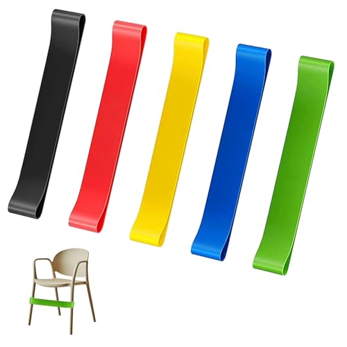 für ADHS Kinder Hilfsmittel，5 Stück Dehnbare Stuhlbänder für Kinder, Flexibles Sitzen Grundschule, Sensorisches Spielzeug Autismus, ADHS Stuhlband Schule, Ergotherapie Material von WANTUSHUI