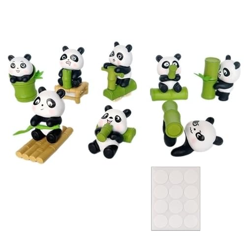 WANWEN Panda Figuren, Panda Puppe, 8er-Pack, Süß, Geeignet für Autoarmaturenbrett und Schreibtische WANWEN Panda Figuren, Panda Puppe, 8er-Pack, Süß, Geeignet für Autoarmaturenbrett und Schreibtische von WANWEN