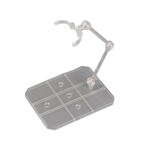 WAONIQ 10 Sets Action Figuren Ständer, transparenter Acryl Figuren Display Halter für Anime Figuren Display Ständer, Stütz Halter Basis, geeignet für 6 Zoll große Action Figuren von WAONIQ