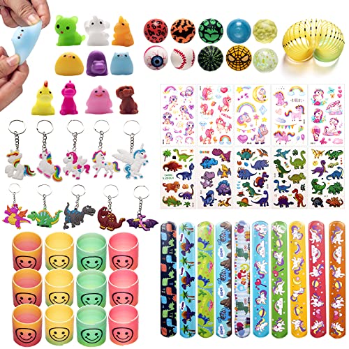WAORZMK Party Bag Fillers for Kids Unisex with Slap Bands, Kids Tattoos, Bouncy Balls, Keychains, Mochi Squishy Toys, Assortment Stocking Fillers Boys Girls Lucky Dip Prizes WAORZMK Party Bag Fillers for Kids Unisex with Slap Bands, Kids Tattoos, Bouncy Balls, Keychains, Mochi Squishy Toys, Assortment Stocking Fillers Boys Girls Lucky Dip Prizes von WAORZMK
