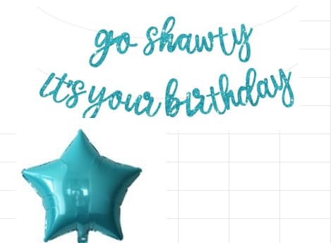 Los Shawty Es ist Ihr Geburtstags-Banner Luftballons Set (grün) von WARRENSON