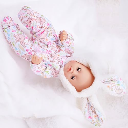 WASTEBIN Kuschelige Nach Vanille Duftende Babypuppen Mit Weichem Körper Und Schließenden Augen. Tolles Accessoire Für Rollenspiele Täglichen Gebrauch von WASTEBIN