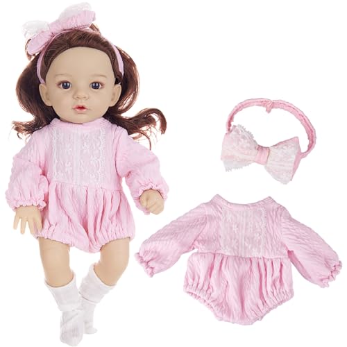 WASTEBIN Multifunktionale Charm Playmatea Babypuppen Weiche Materialien Mit Realistischen Augen Tragbar Für Kinder 18 Monaten von WASTEBIN