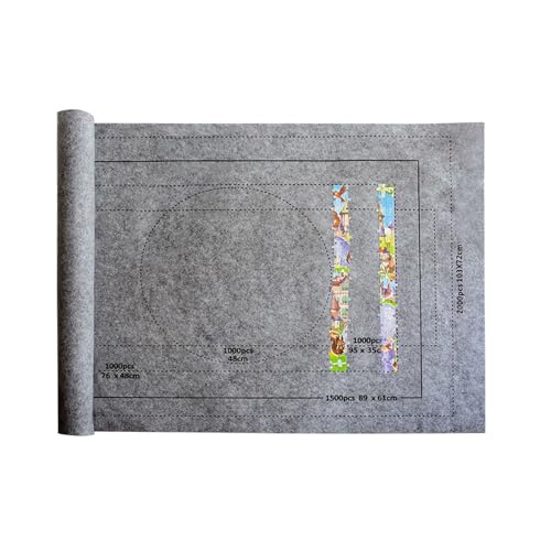 WASTEBIN Puzzle Matte Aufrollbar Großes Puzzle Brett Für Erwachsene Und Kinder Einfache Puzzle Aufbewahrung Puzzle Sparer Anti Verlust Puzzle Pad WASTEBIN Puzzle Matte Aufrollbar Großes Puzzle Brett Für Erwachsene Und Kinder Einfache Puzzle Aufbewahrung Puzzle Sparer Anti Verlust Puzzle Pad von WASTEBIN