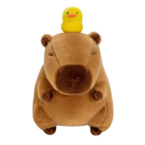 WASTEBIN Schöne Capybaras Figur Spielzeug Kleine Ente Umarmende Puppen Duschgeschenke Waschbare Capybaras Puppen Für Kleinkinder WASTEBIN Schöne Capybaras Figur Spielzeug Kleine Ente Umarmende Puppen Duschgeschenke Waschbare Capybaras Puppen Für Kleinkinder von WASTEBIN