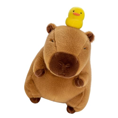 WASTEBIN Schöne Capybaras Figur Spielzeug Kleine Ente Umarmende Puppen Duschgeschenke Waschbare Capybaras Puppen Für Kleinkinder WASTEBIN Schöne Capybaras Figur Spielzeug Kleine Ente Umarmende Puppen Duschgeschenke Waschbare Capybaras Puppen Für Kleinkinder von WASTEBIN