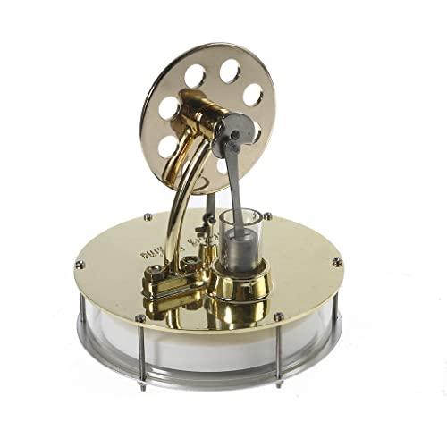 Niedertemperatur Stirlingmotor Modell Stromgenerator Schwungrad Pädagogisches Spielzeug Geschenke Für Technik Enthusiasten Stirlingmotor Generator Modell von WATERBELINE