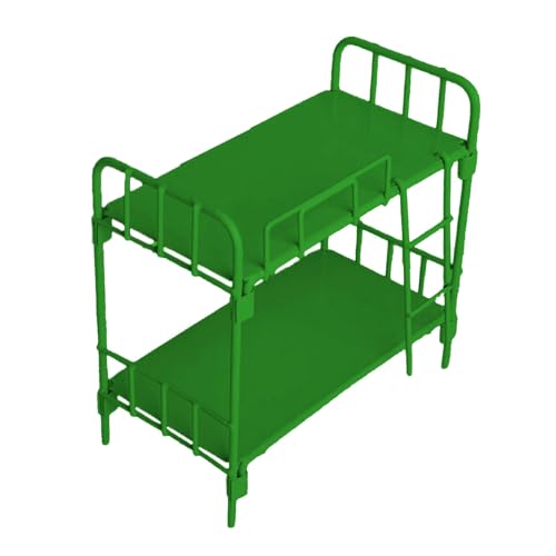 WATERBELINE 1/12 Skala Miniatur Etagenbett Mit Leiter Für Puppenhäuser Dekore von WATERBELINE