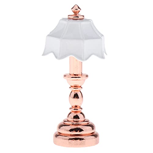 WATERBELINE 1:12 Puppenhaus Miniaturmöbel Regenschirm Lampenschirm Tischlampe Licht Modell Kinder So Tun Sie Spielzeug Spielen Würden Spielzeugautos Für Kleinkinder von WATERBELINE