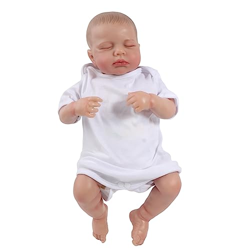 WATERBELINE 45 cm Weiches Tuch Neugeborene Junge 3D Wie Reborns Lernspielzeug Sammlerstück Kinder Erziehungsspiel Spielzeug Spielzeug Mit Stoffkörper von WATERBELINE