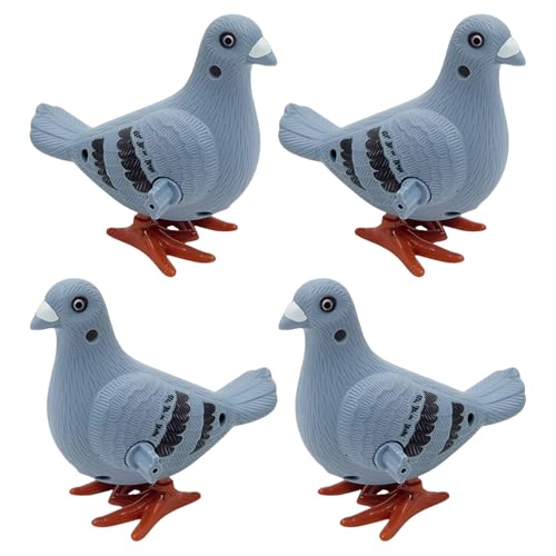 WATERBELINE 4pcs Windup Vogel Spielzeugkrümmung Tauben Spielzeug Für Kleinkind von WATERBELINE