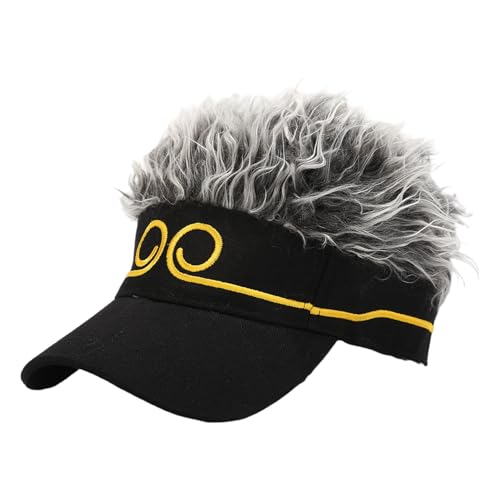 WATERBELINE Baseballkappe, haariger Halloween-Hut, Kopfbedeckung, schwarzer Mythos, Kopfbedeckung für Perücken, Streich, Halloween, schwarzer Mythos, Cartoon-Hut, Kopfbedeckung WATERBELINE Baseballkappe, haariger Halloween-Hut, Kopfbedeckung, schwarzer Mythos, Kopfbedeckung für Perücken, Streich, Halloween, schwarzer Mythos, Cartoon-Hut, Kopfbedeckung von WATERBELINE