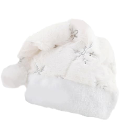 WATERBELINE Hut, fröhlich mit Pailletten, Schneeflocke, Plüschmütze, Weihnachts-Kopfbedeckung, Baggy-Mütze, Slouch-Hut, schelmischer Weihnachtsmann WATERBELINE Hut, fröhlich mit Pailletten, Schneeflocke, Plüschmütze, Weihnachts-Kopfbedeckung, Baggy-Mütze, Slouch-Hut, schelmischer Weihnachtsmann von WATERBELINE